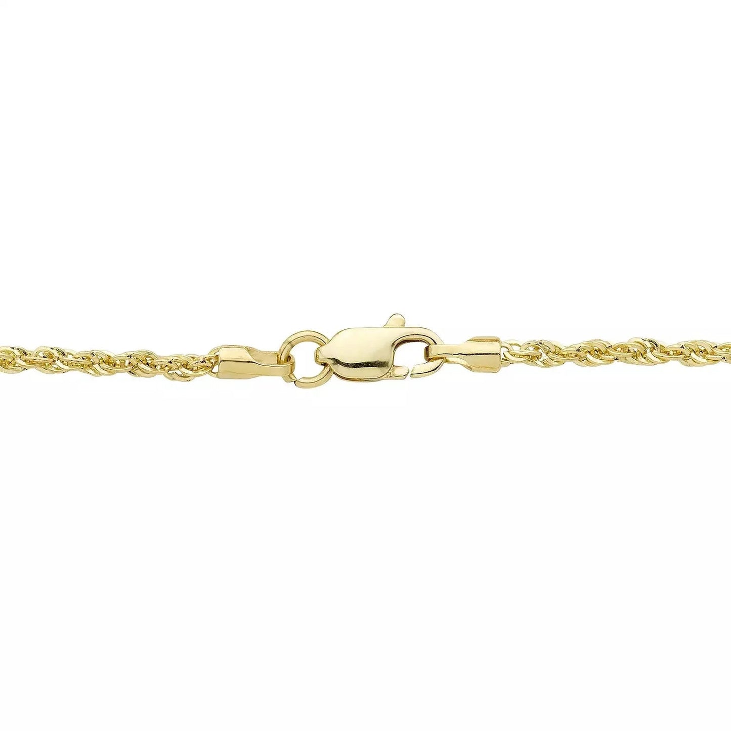 14K Yellow Gold 1.5Mm Rope Chain Necklace, 16¨C24 Inch, Lobster Clasp, Adult Unisex