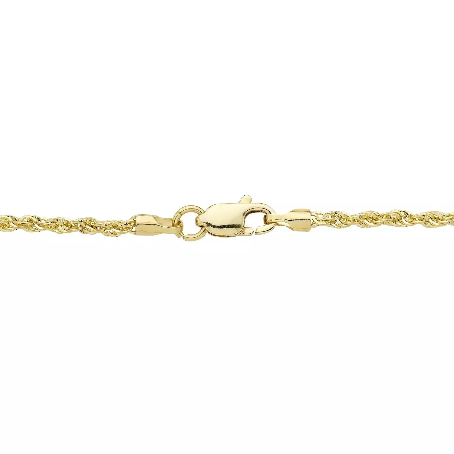 14K Yellow Gold 1.5Mm Rope Chain Necklace, 16¨C24 Inch, Lobster Clasp, Adult Unisex
